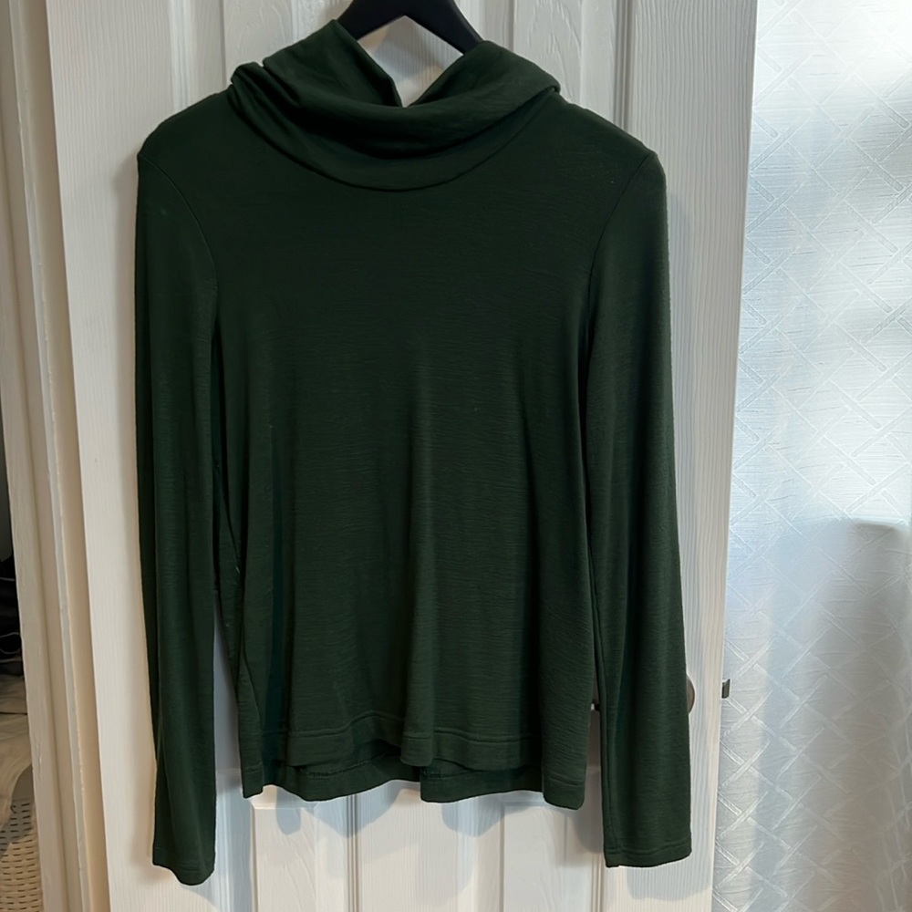 Banana Republic luxe spun tee, slight cowl neck